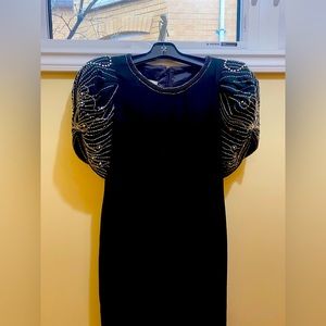 Vintage holiday dress from Canadian company Lipton's!